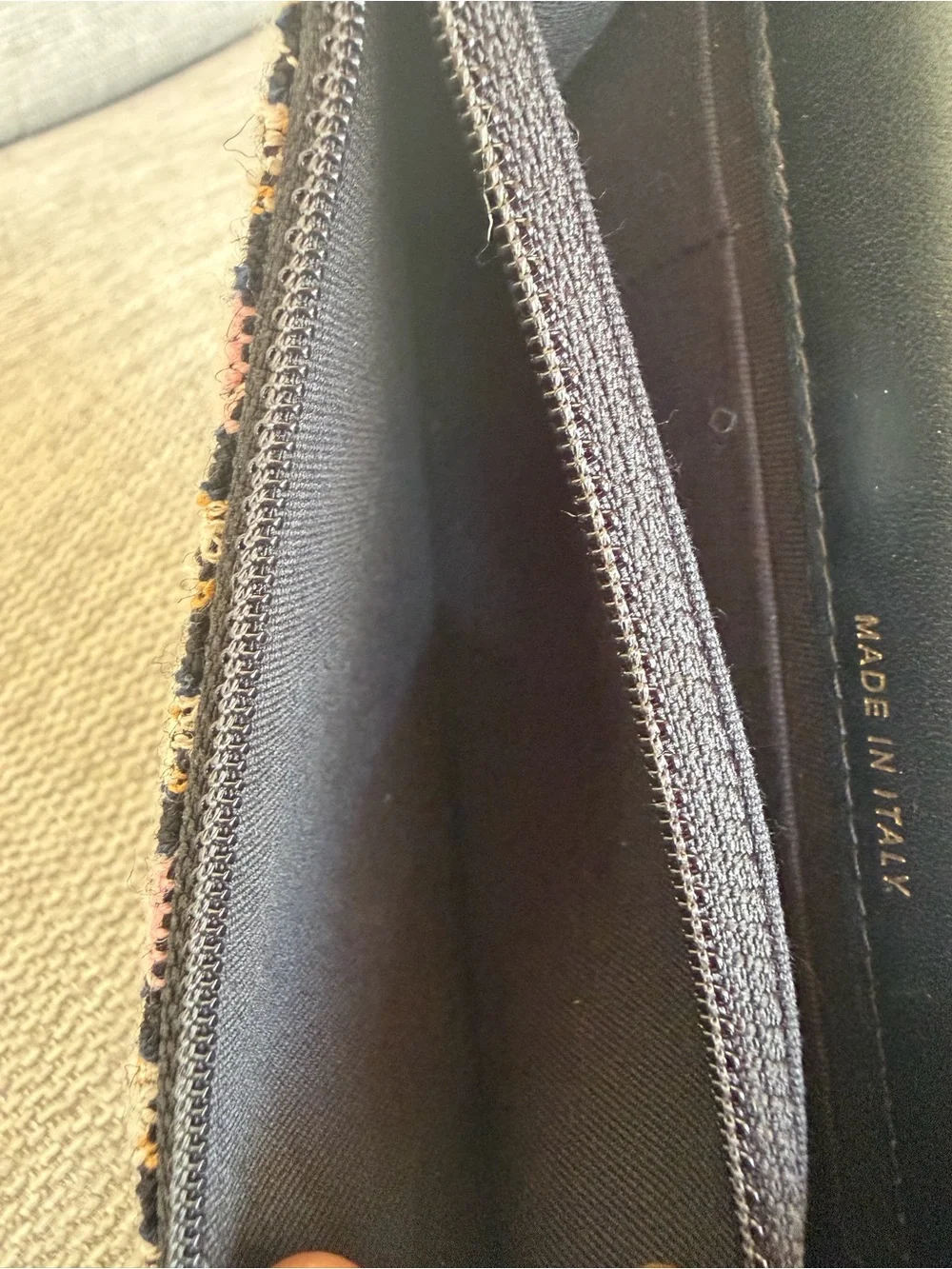 Chanel CC Tweed Pearl Crush Wallet on Chain